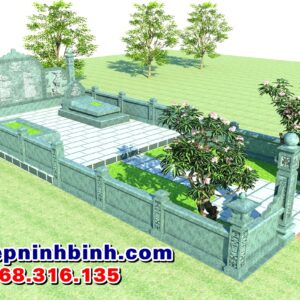 khu lăng mộ đá đơn giản hiện đại