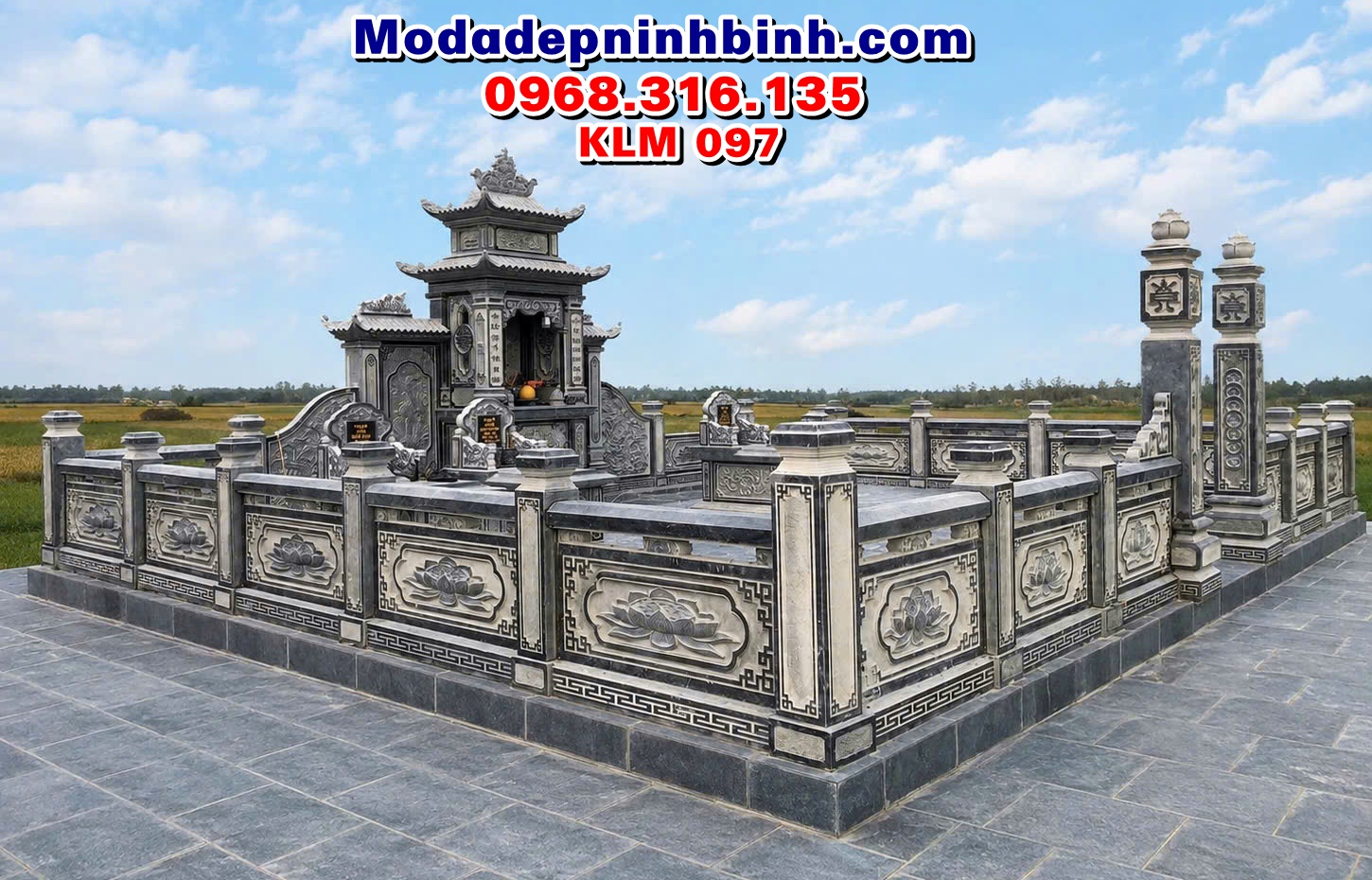 khu lăng mộ đá xanh rêu
