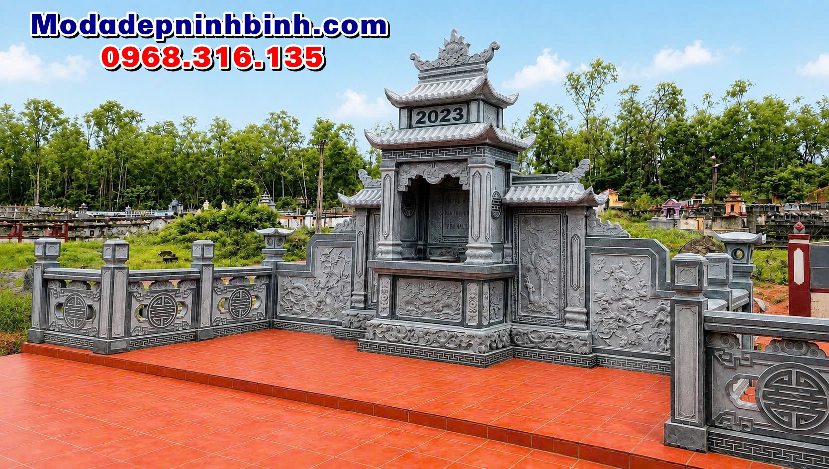 lăng thờ đá tự nhiên nguyên khối đẹp