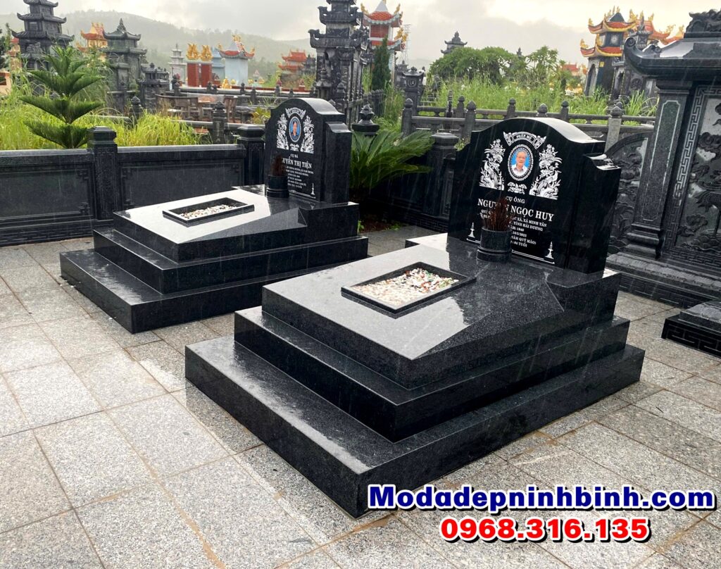 mẫu mộ hoa cương granite đẹp hiện đại