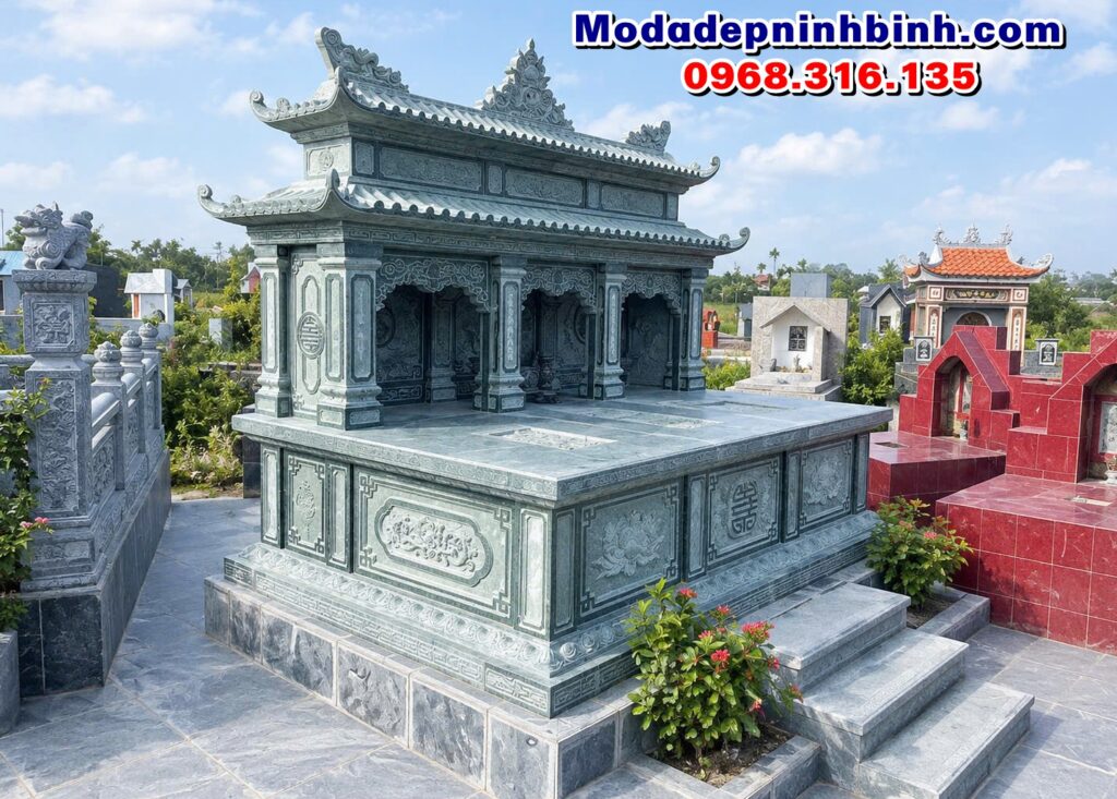 mẫu xây mộ đôi đẹp