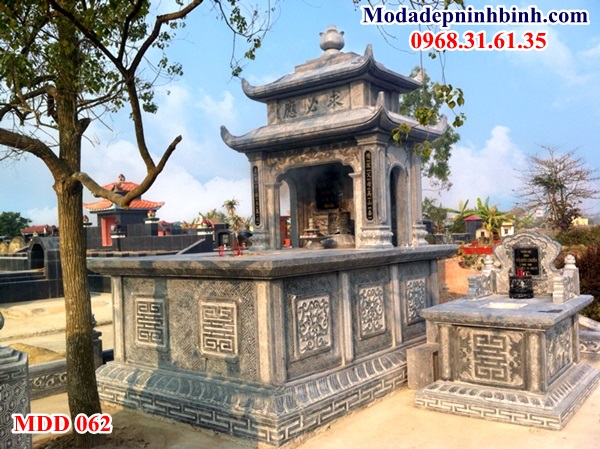 Mẫu mộ đá đôi 062