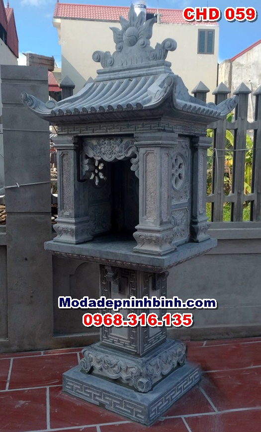 Cây hương bàn thờ đá đẹp ngoài trời CHD 59