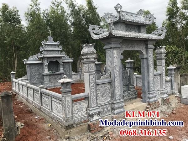 Hoàn thiện khu mộ đá đẹp cho anh Phát tại Quảng Bình